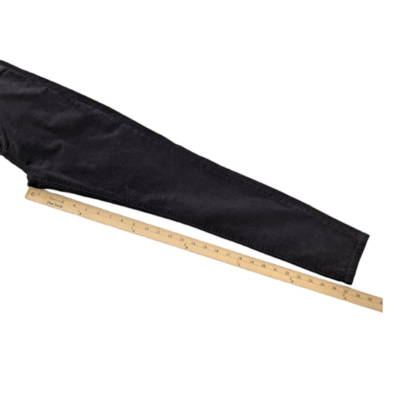 Joe's Jeans Black Velvet Jeans Charlie High Rise Skinny Ankle Pants Women 25 NWT - Picture 11 of 11